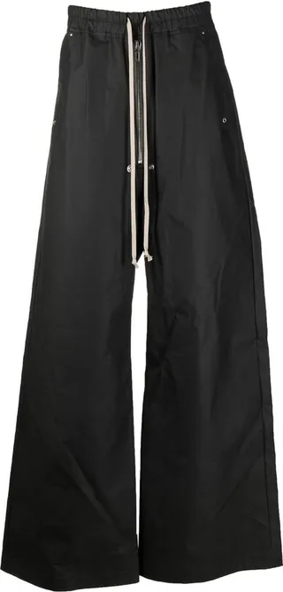 Drawstring Wide-Leg Track Pants