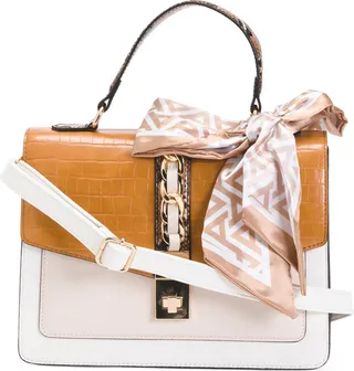 Cailla Scarf Color Block Satchel