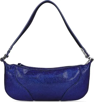 Mini Amira disco dot leather bag