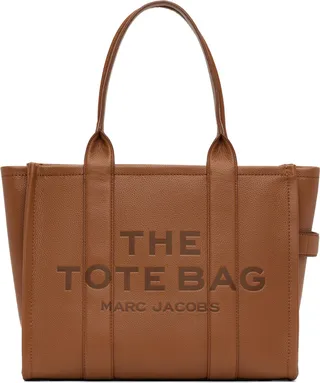 Marc Jacobs Brown 'The Leather Large' Tote