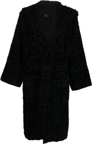 Logo-Print Hooded Robe
