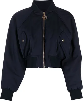 Cropped Bomber Jacket