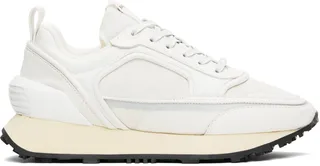Balmain White Racer Sneakers