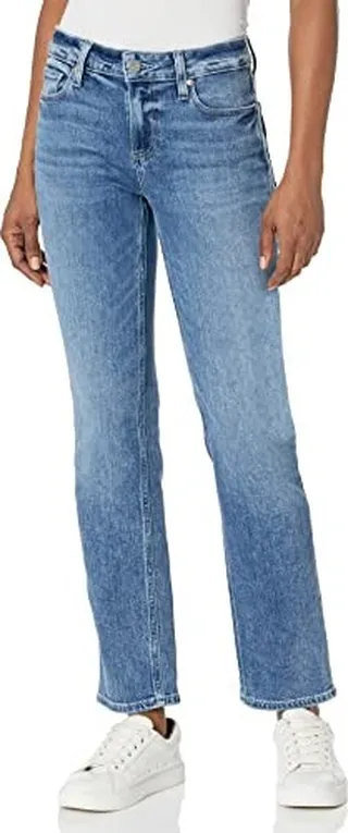 PAIGE Women's Amber mid Rise Ankle Length transced Vintage in Tapestry