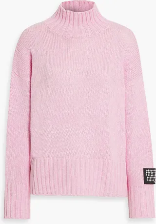 Knitted turtleneck sweater