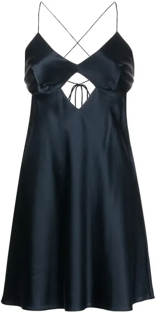 Cut-Out Detail Mini Dress