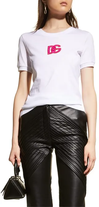 DG Logo Patch Fitted T-Shirt