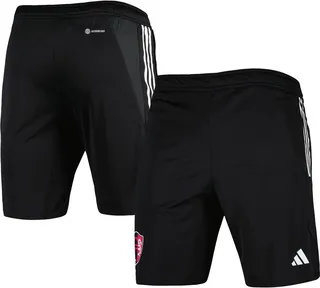 Men's adidas Black St. Louis City Sc 2023 On-Field Aeroready Training Shorts