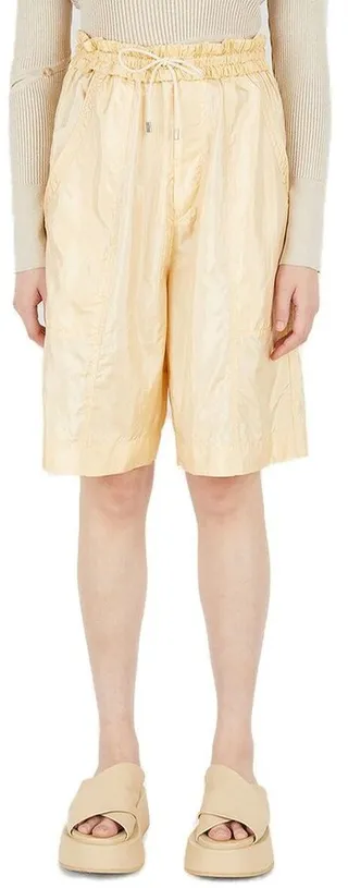 Isabel Marant High Waist Drawstring Shorts