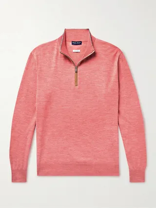 Excursionist Flex Wool-Blend Half-Zip Sweater