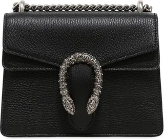 Mini Dionysus Leather Shoulder Bag