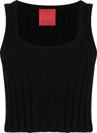 Orla cashmere cropped top