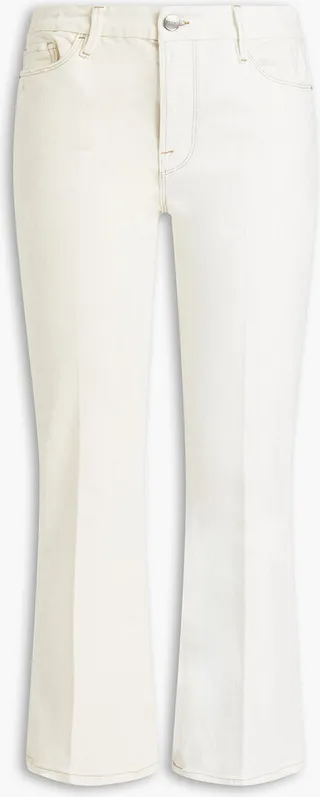 Le Crop Mini Boot mid-rise bootcut jeans