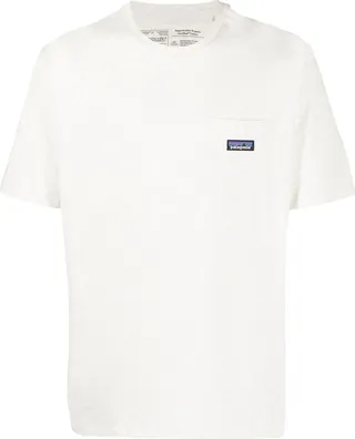 logo-patch cotton T-shirt