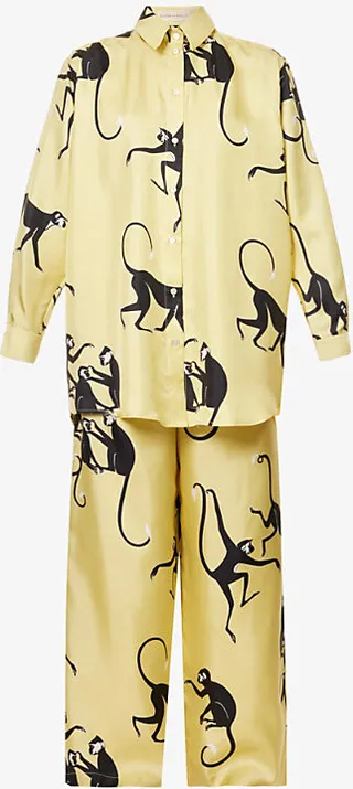 Womens Paloma Wolfe Silk-satin Pyjama set