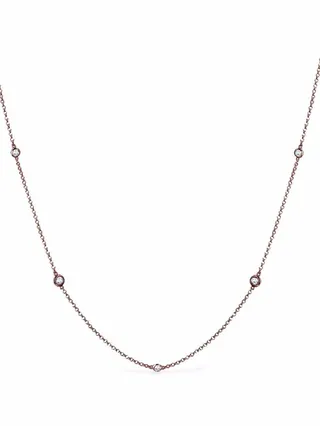 18kt rose gold Sundance diamond necklace