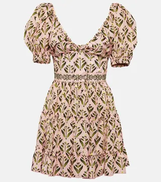 Manzanilla Margarita cotton poplin minidress
