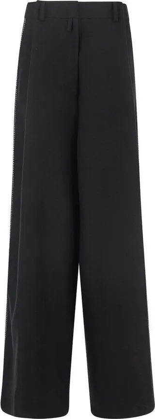 Dries Van Noten Embellished High-Waisted Trousers