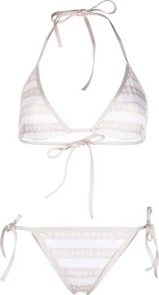 BALMAIN- Logo Triangle Bikini