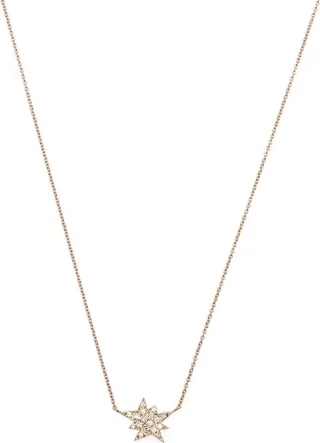 18kt rose gold Explosion diamond necklace
