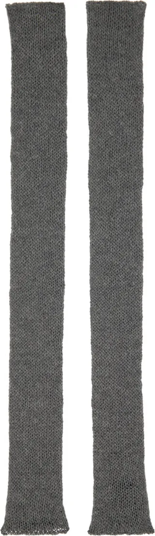 Ann Demeulemeester Gray Lutgarde Arm Warmers