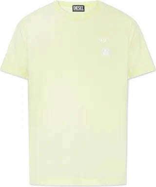 Diesel Logo Embroidered Crewneck T-Shirt