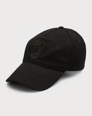 Men's Embroidered Skull Baseball Hat
