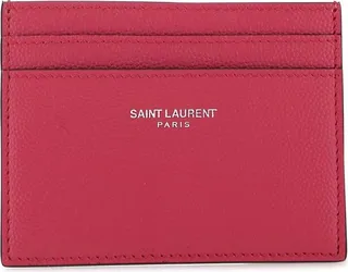 Saint Laurent Logo Detailed Card Case