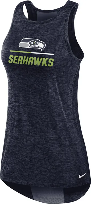 Nike Women's Dri-FIT (NFL Seattle Seahawks) Tank Top in Blue