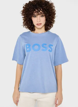 Round Neck Logo T-Shirt