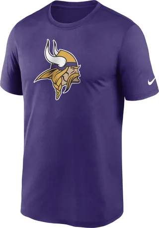 Nike Men's Dri-FIT Logo Legend (NFL Minnesota Vikings) T-Shirt in Purple
