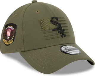Men's New Era Green Chicago White Sox 2023 Armed Forces Day 39THIRTY Flex Hat
