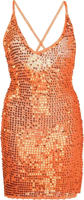 Elliana sequin-embellished minidress