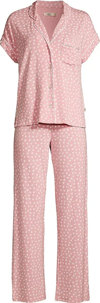 Aimee 2-Piece Printed Jersey Pajama Set