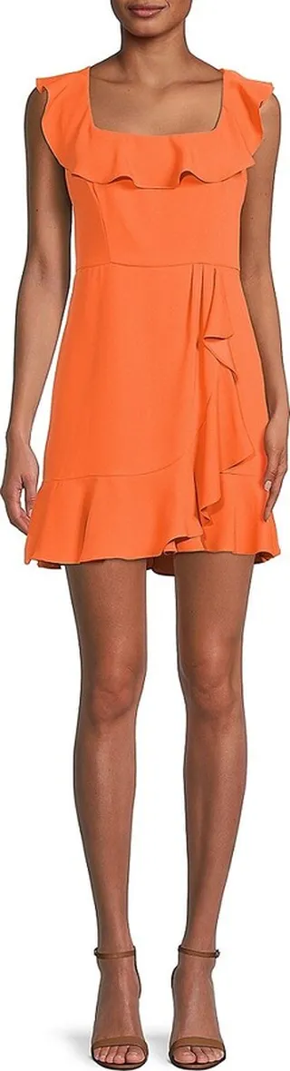Ruffle Mini Dress