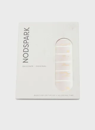 Nail Art Wrap - Blush & Gold Jelly