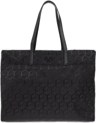 MCM Aren Monogram Printed Tote Bag