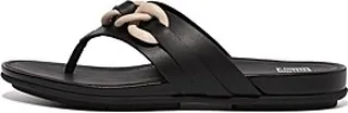 FitFlop Women's Slip On Chain Thong Sandals