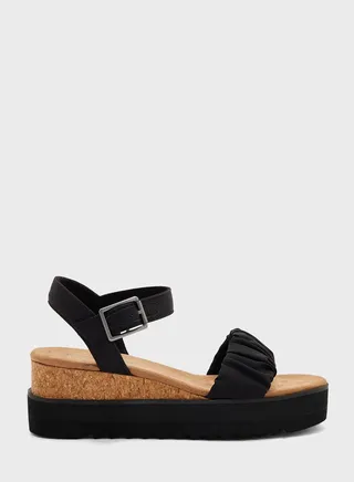 Diana Low Heel Wedge Sandals