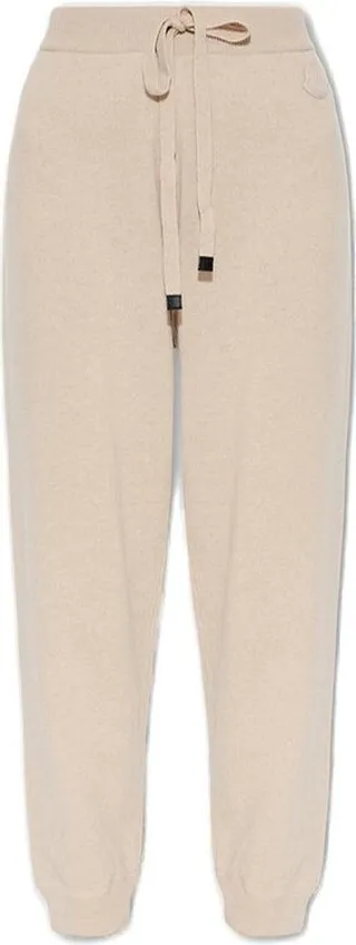 Moncler High-Waist Drawstring Sweatpants