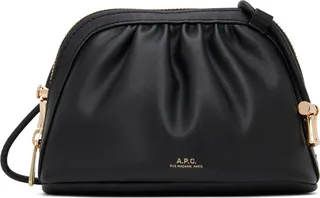 A.P.C. Black Small Bourse Ninon Bag