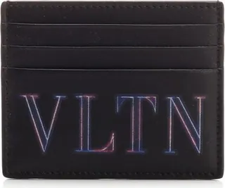 Valentino VLTN Logo Printed Cardholder