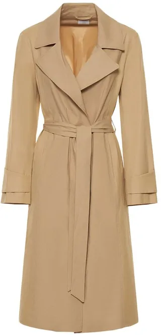 Yuri gabardine trench coat