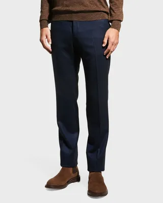 Men's Wool-Cashmere Tic Pants
