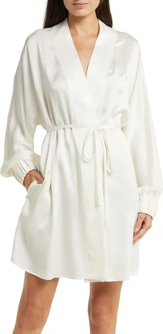 Washable Silk Robe