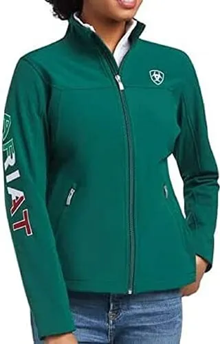Ariat Female Classic Team Softshell MEXICO Jacket Verde X-Small