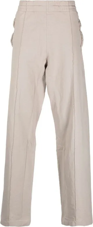Wide-Leg Jersey Track Pants