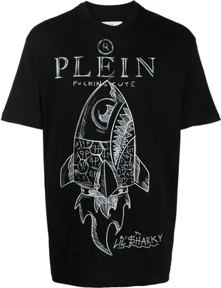 Monsters logo print T-shirt