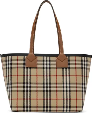 Burberry Brown Small London Tote