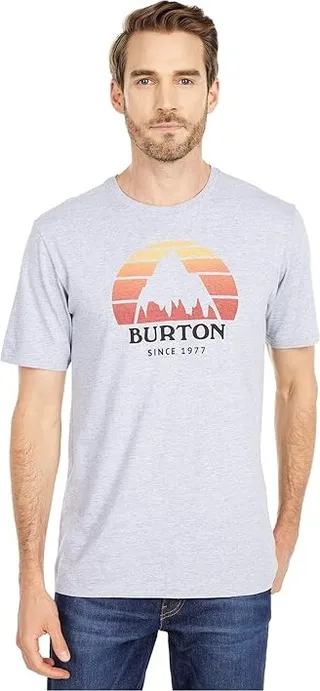 Burton Underhill Short Sleeve T-Shirt (Gray Heather) Clothing